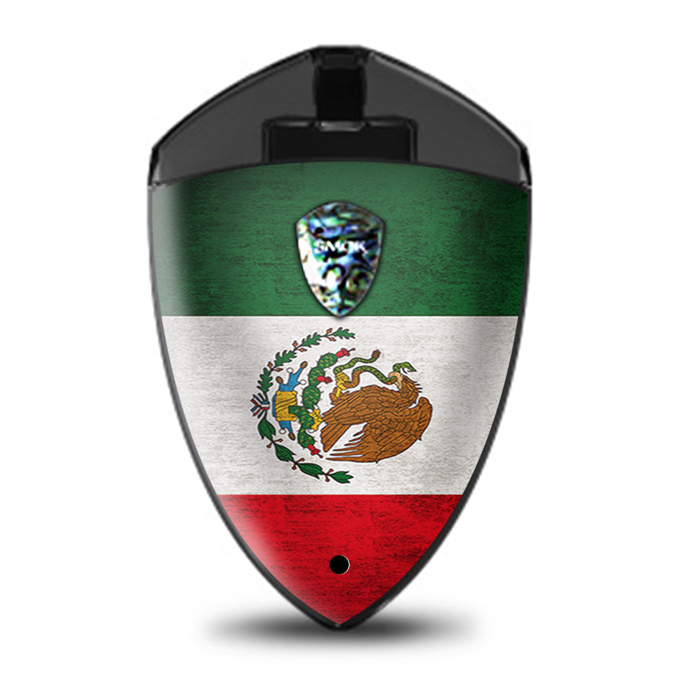  Flag Mexico Grunge Distressed Country Smok Rolo Badge Skin