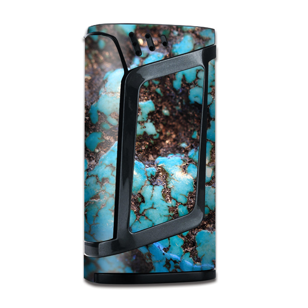  Stab Wood Blue Green Stabilized Stone Smok Alien Skin