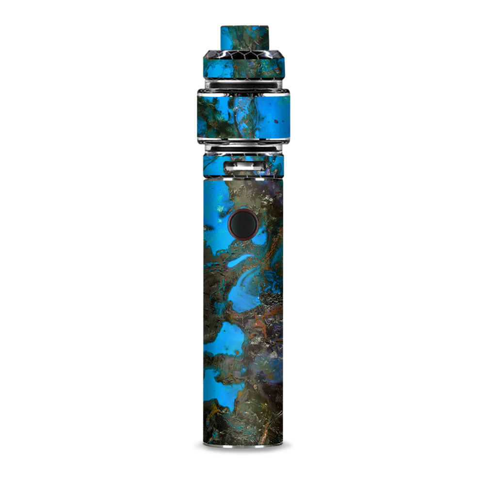 Skin Decal for Smok Resa Stick Vape Pod / stab wood oil paint blue green orange itsaskin.com Skin Decal for Smok Resa Stick Vape Pod / stab wood oil paint blue green orange itsaskin.com