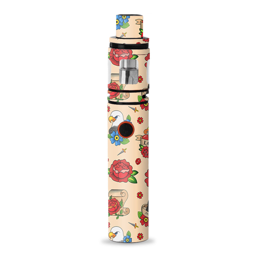  Tattoo Ink Love Flash Flower Smok Stick V8 Skin