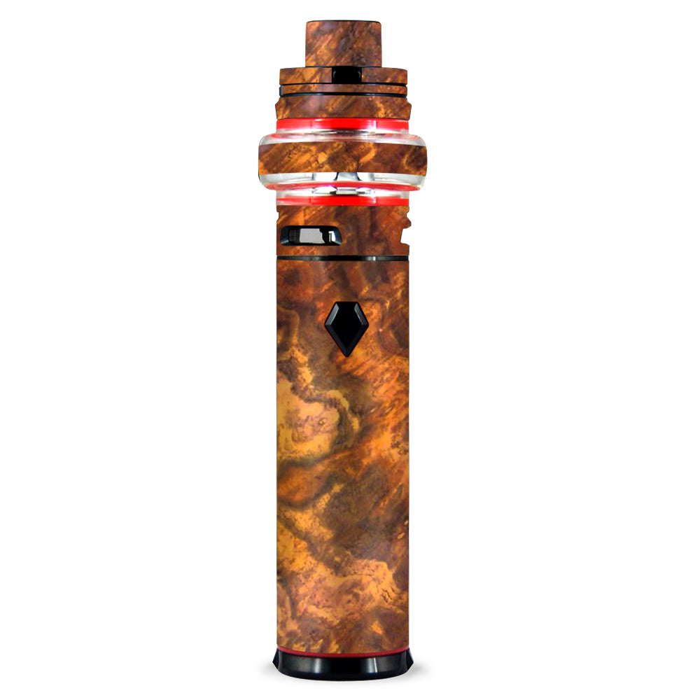 Skin Decal for Smok Stick V9 Max Vaporizer Sticker Sleeve/ orange burnt burl wood aged itsaskin.com Skin Decal for Smok Stick V9 Max Vaporizer Sticker Sleeve/ orange burnt burl wood aged itsaskin.com