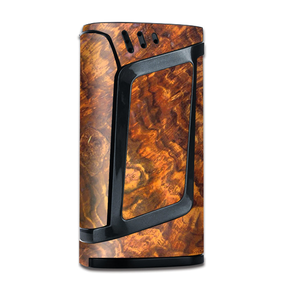  Orange Burnt Burl Wood Aged Smok Alien Skin