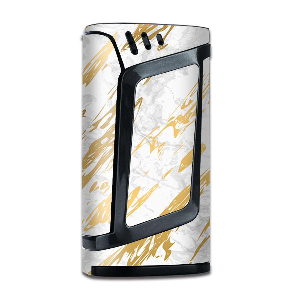  Gold Marlbe White Granite Stone Slate Smok Alien Skin