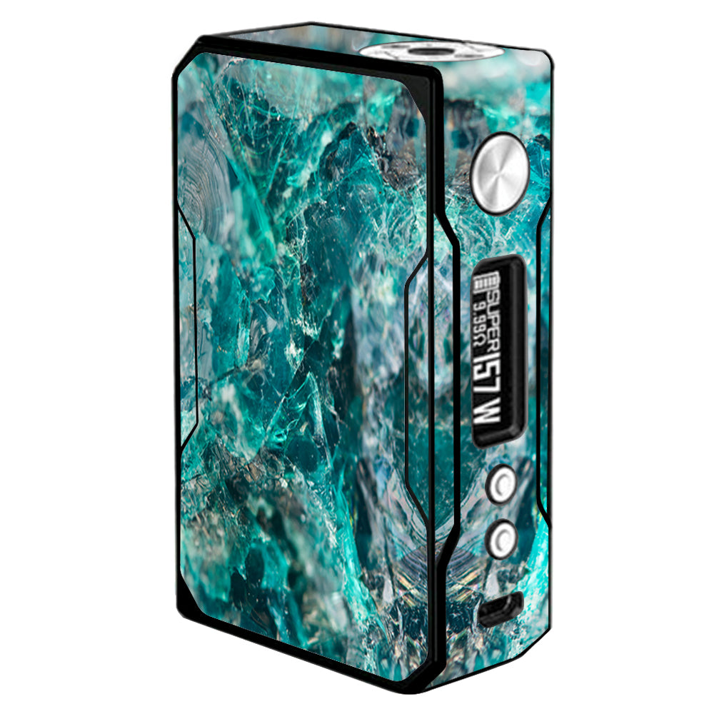  Chrysocolla Hydrated Copper Glass Teal Blue VooPoo  Drag Skin