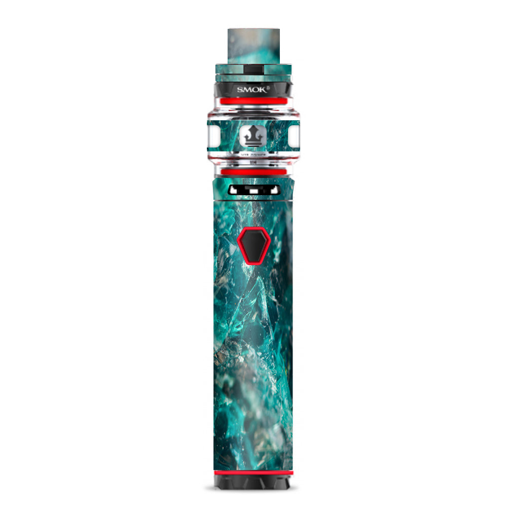  Chrysocolla Hydrated Copper Glass Teal Blue Smok Stick Prince Skin