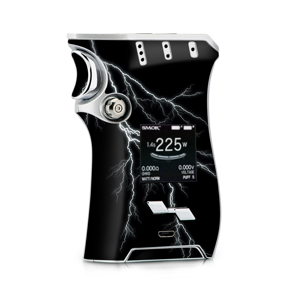 White Lighting Black Background Smok Mag Skin White Lighting Black Background Smok Mag Skin