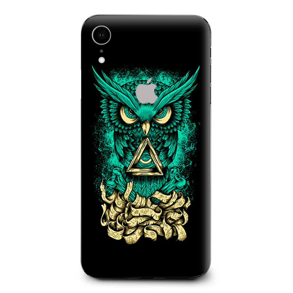 Awesome Owl Evil Apple iPhone XR Skin