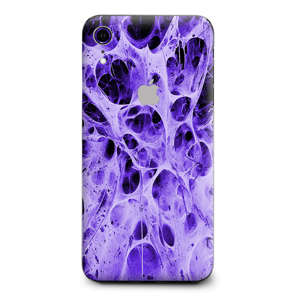 Neurons Purple Web Skin Weird Apple iPhone XR Skin