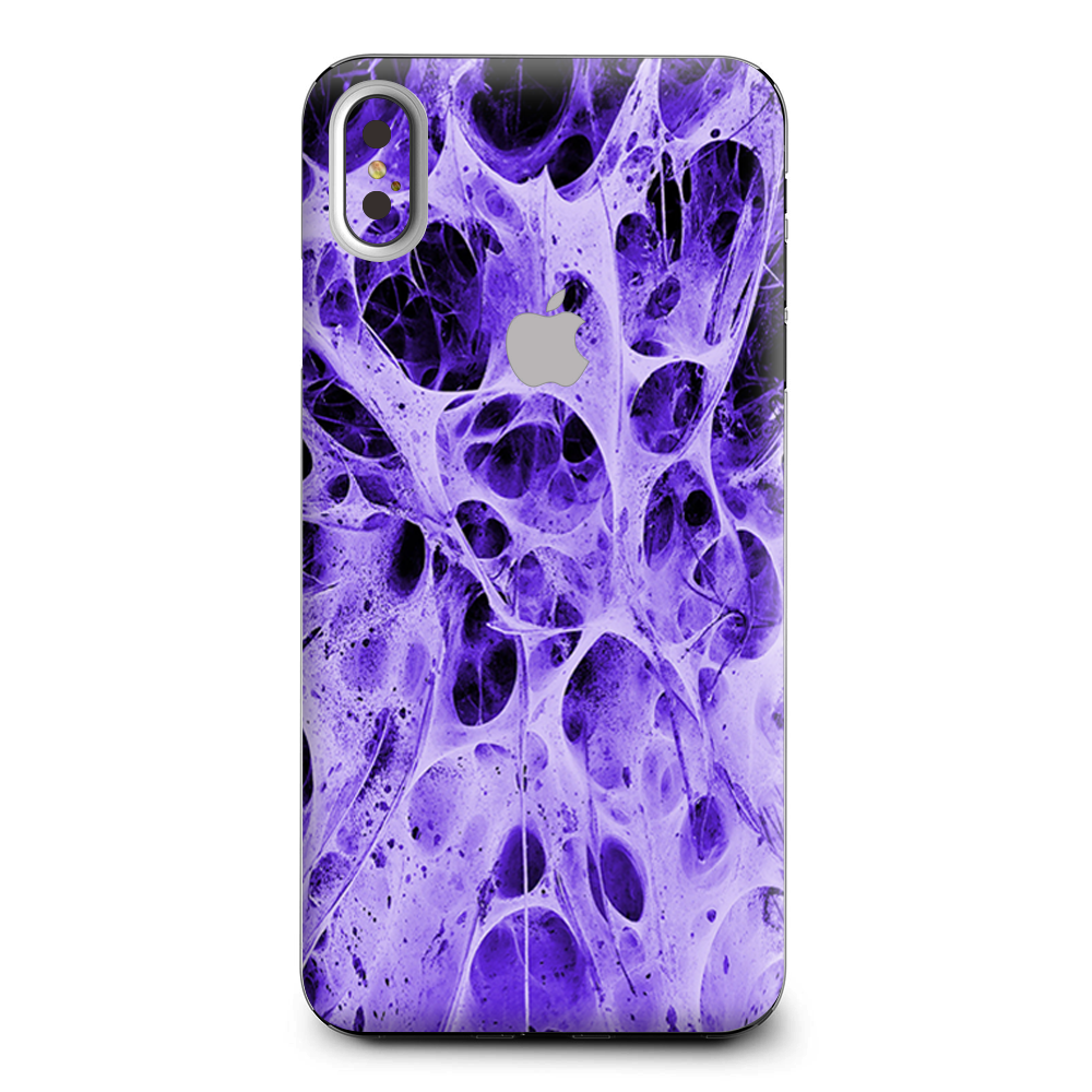 Neurons Purple Web Skin Weird Apple iPhone XS Max Skin