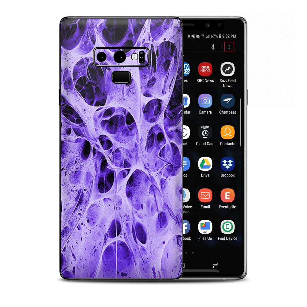 Neurons Purple Web Skin Weird Samsung Galaxy Note 9 Skin