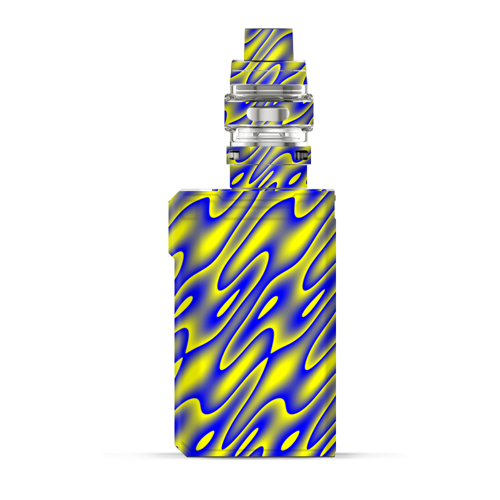 Neon Blue Yellow Trippy