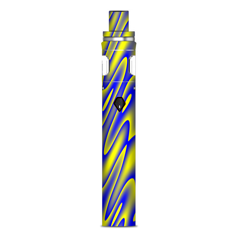  Neon Blue Yellow Trippy Smok Nord AIO 19 Skin