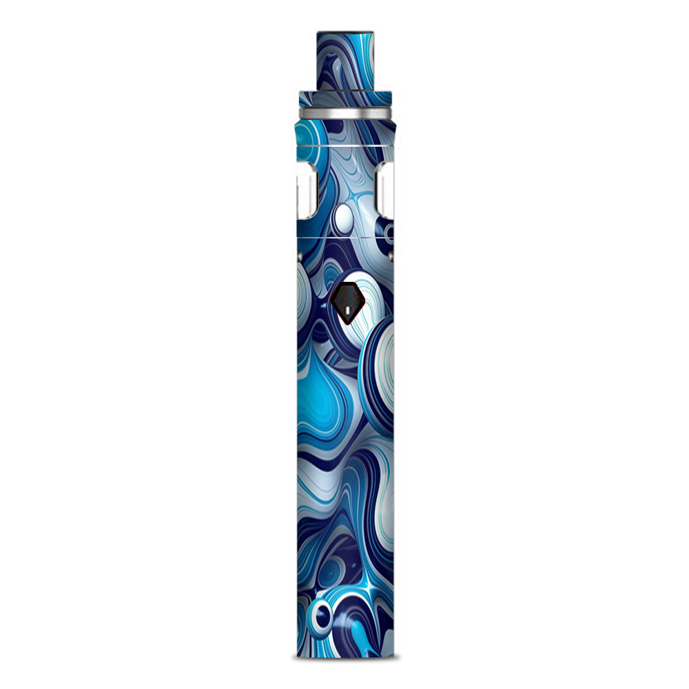  Mixed Blue Bubbles Glass Smok Nord AIO 19 Skin