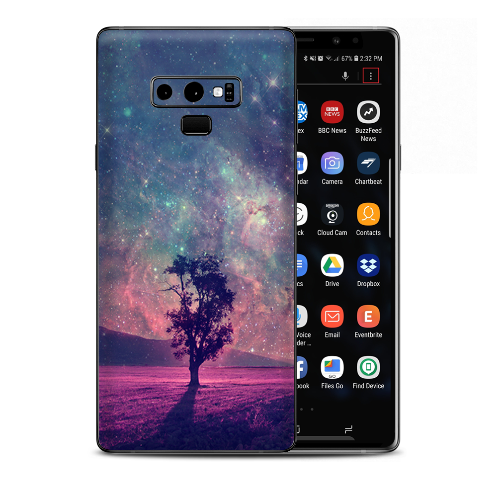 Sky Tree Stars Samsung Galaxy Note 9 Skin