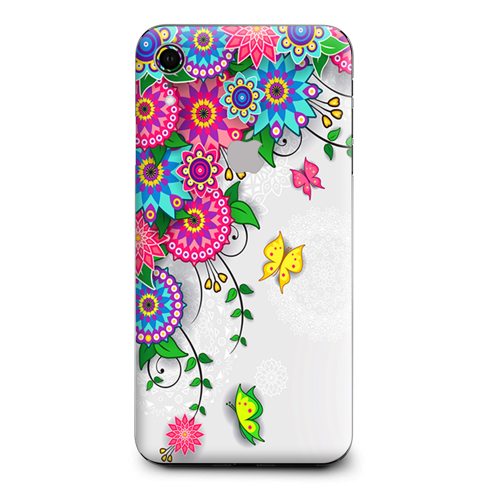 Flowers Colorful Design Apple iPhone XR Skin