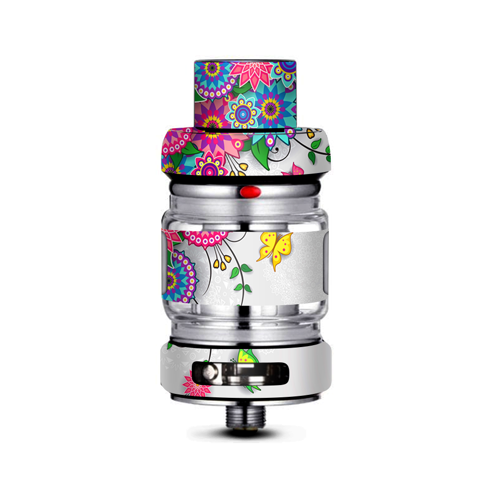  Flowers Colorful Design Freemax Mesh Pro Tank Skin