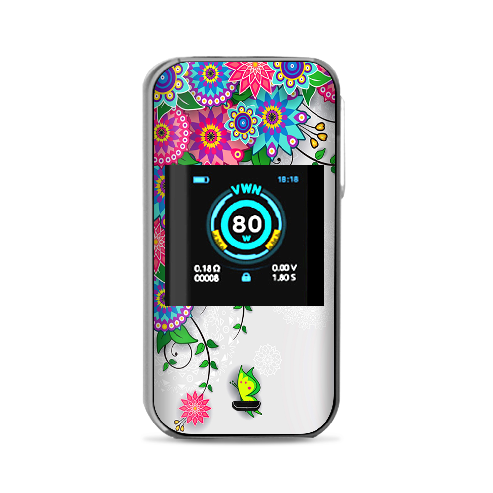  Flowers Colorful Design Vaporesso Luxe Nano Kit Skin