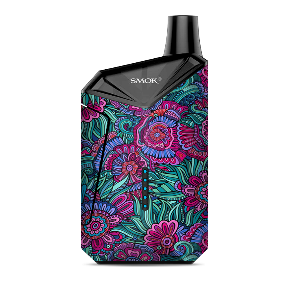  Floral Flowers Retro Smok  X-Force AIO Kit  Skin