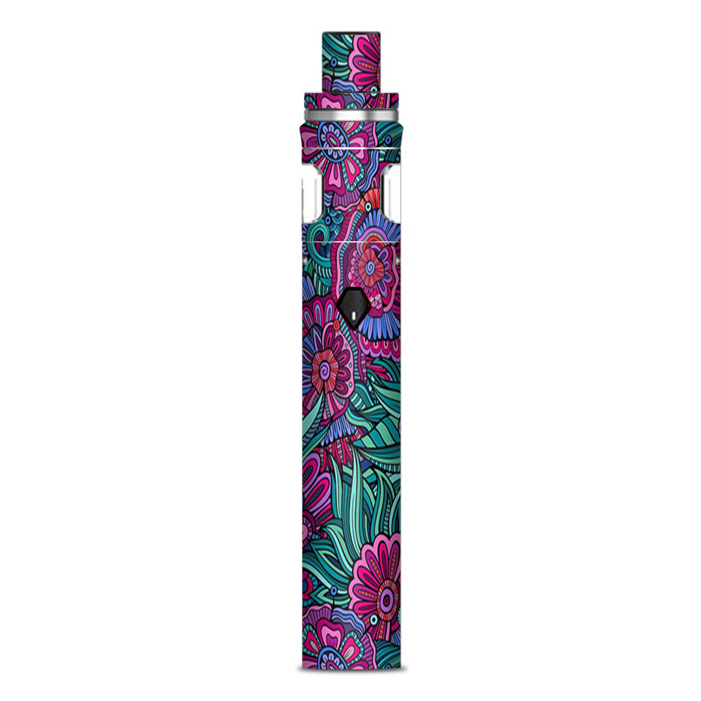  Floral Flowers Retro Smok Nord AIO 19 Skin