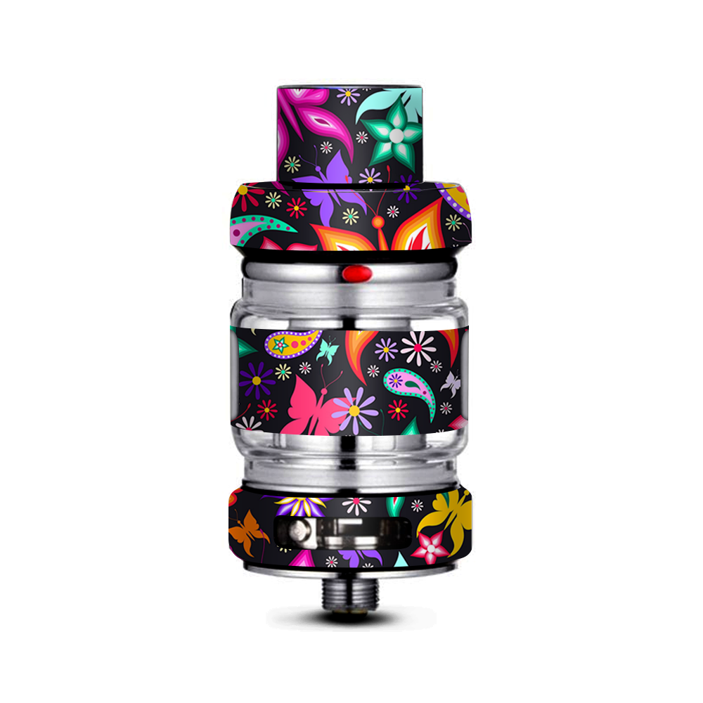  Floral Butterflies Freemax Mesh Pro Tank Skin