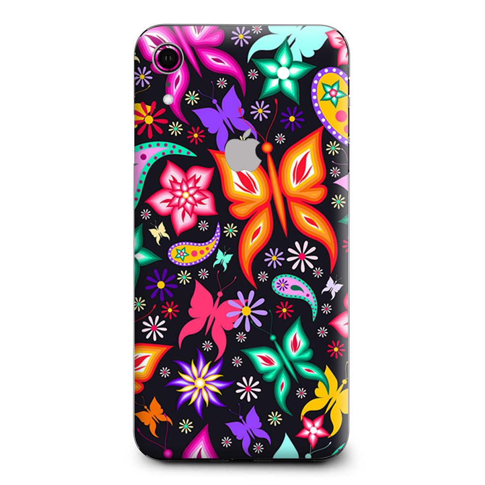 Floral Butterflies Apple iPhone XR Skin