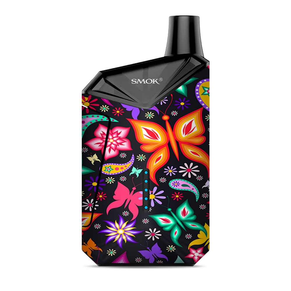  Floral Butterflies Smok  X-Force AIO Kit  Skin