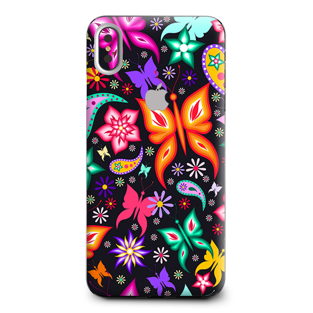Floral Butterflies Apple iPhone XS Max Skin