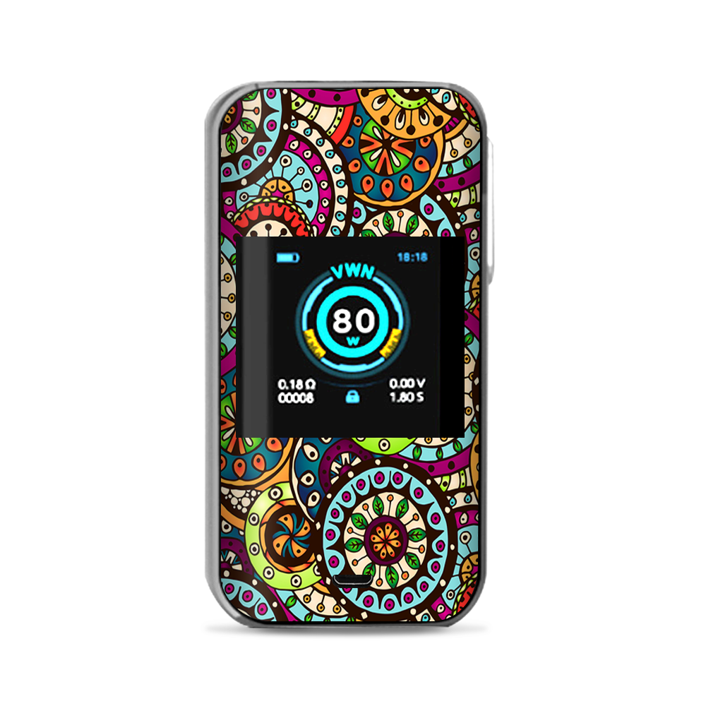  Ethnic Circles Pattern Vaporesso Luxe Nano Kit Skin