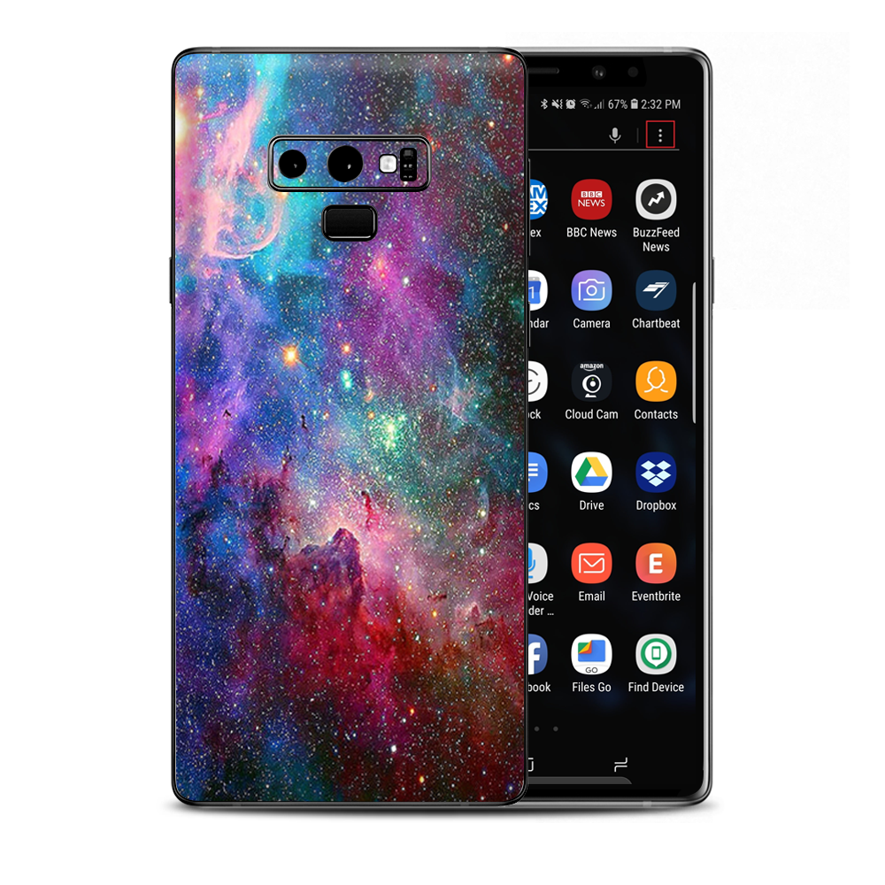 Colorful Space Gasses Samsung Galaxy Note 9 Skin