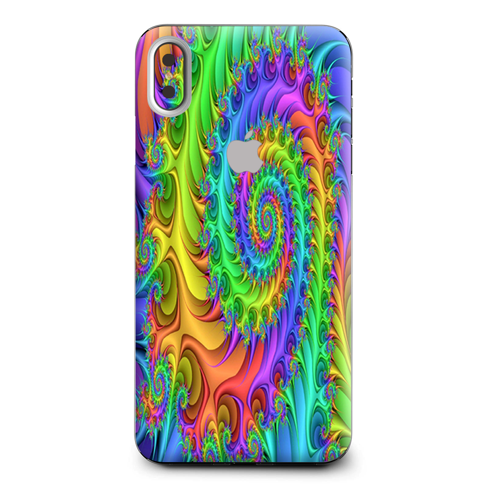 Trippy Color Swirl Apple iPhone XS Max Skin