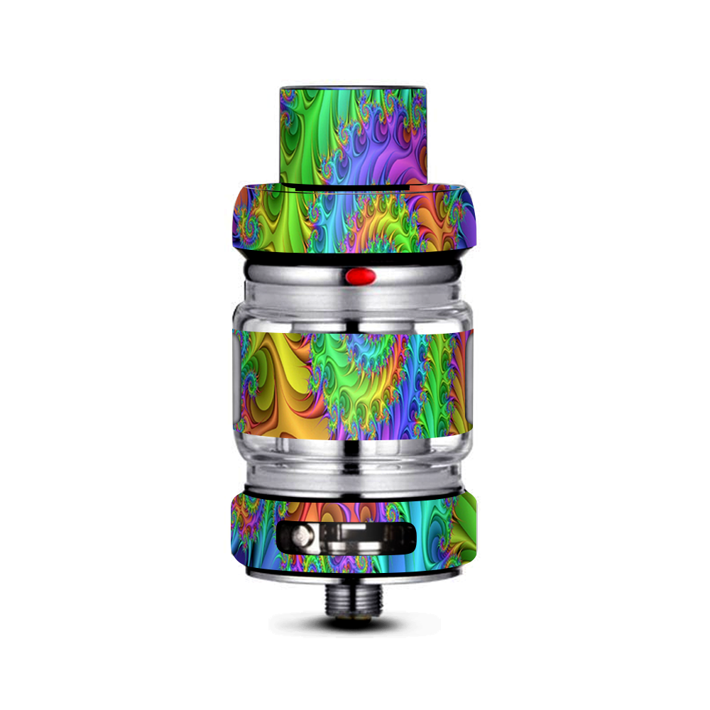  Trippy Color Swirl Freemax Mesh Pro Tank Skin