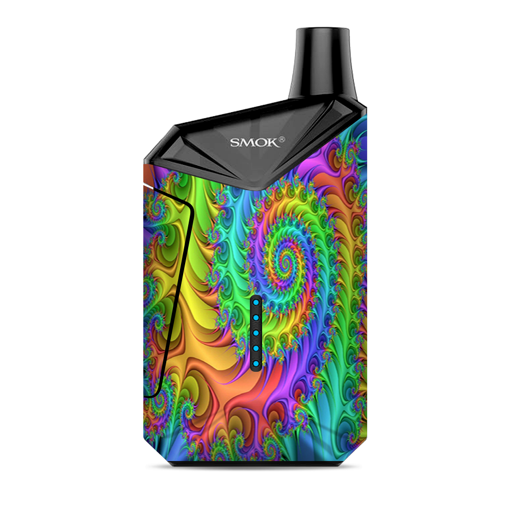  Trippy Color Swirl Smok  X-Force AIO Kit  Skin