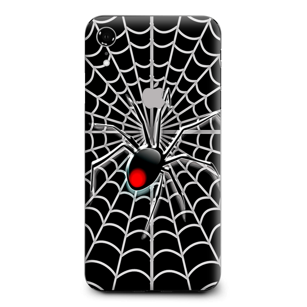 Black Widow Spider Web Apple iPhone XR Skin