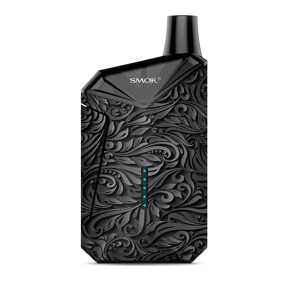  Black Flowers Floral Pattern Smok  X-Force AIO Kit  Skin