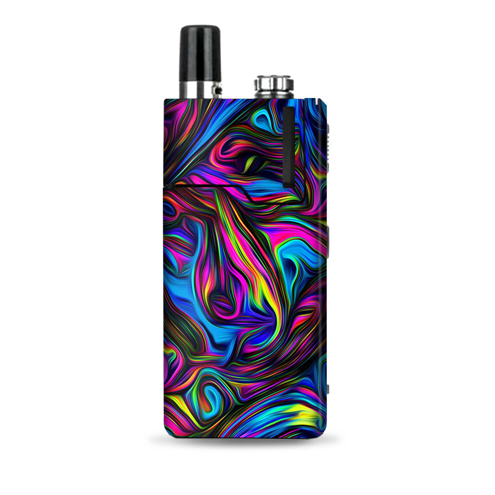  Neon Color Swirl Glass Lost Orion Q Skin