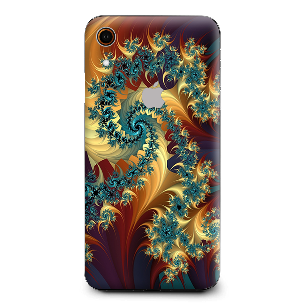 Trippy Floral Swirl Apple iPhone XR Skin