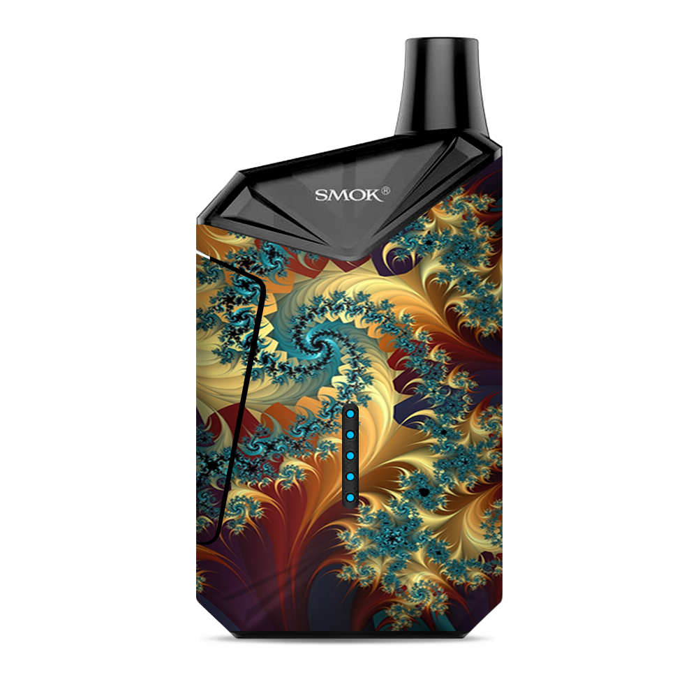  Trippy Floral Swirl Smok  X-Force AIO Kit  Skin