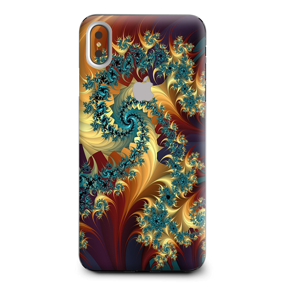 Trippy Floral Swirl Apple iPhone XS Max Skin