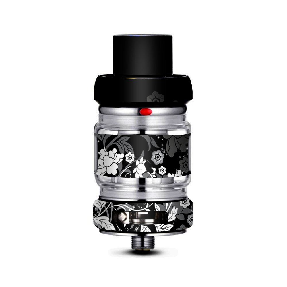  Black Floral Pattern Freemax Mesh Pro Tank Skin