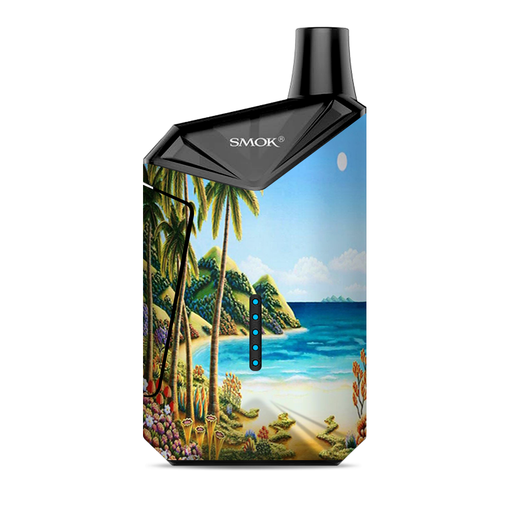  Beach Water Palm Trees Smok  X-Force AIO Kit  Skin
