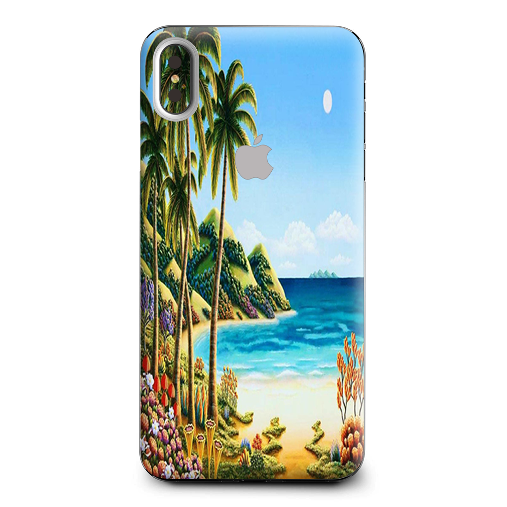 Beach Water Palm Trees Apple iPhone XS Max Skin