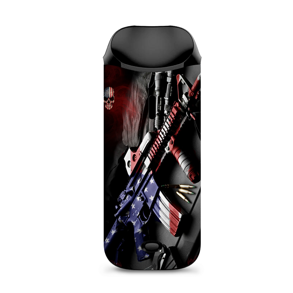  Military Rifle America Flag Vaporesso Nexus AIO Kit Skin