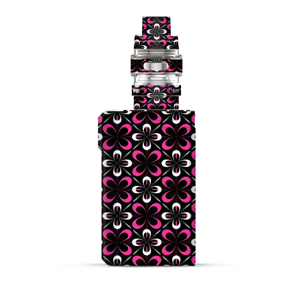Abstract Pink Black Pattern