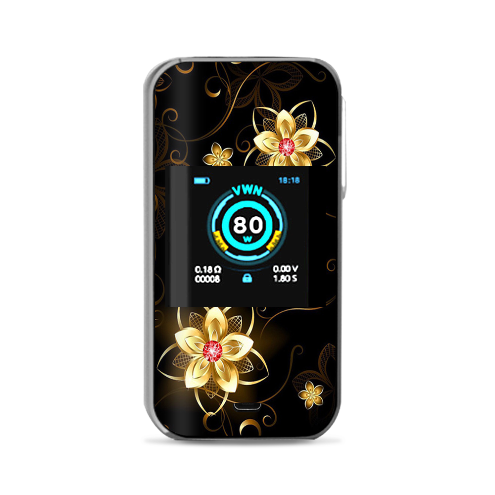  Glowing Flowers Abstract Vaporesso Luxe Nano Kit Skin
