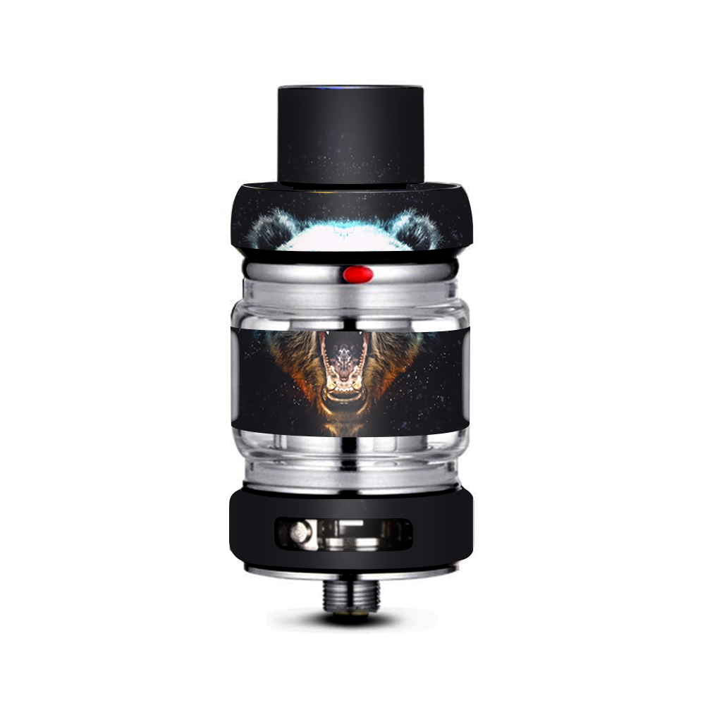  Growling Bear Head Freemax Mesh Pro Tank Skin