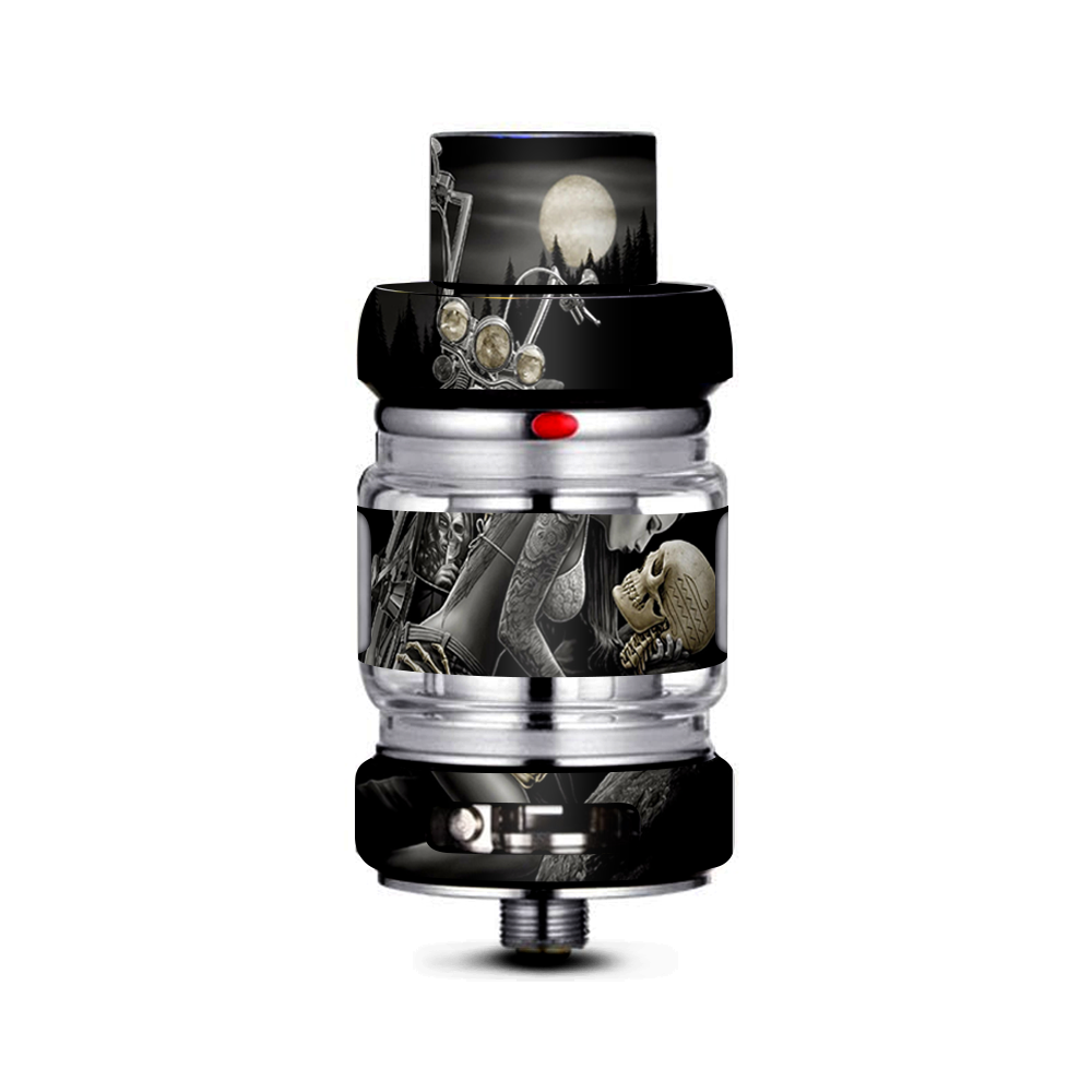  Biker Skeleton Full Moon Tattoo Freemax Mesh Pro Tank Skin