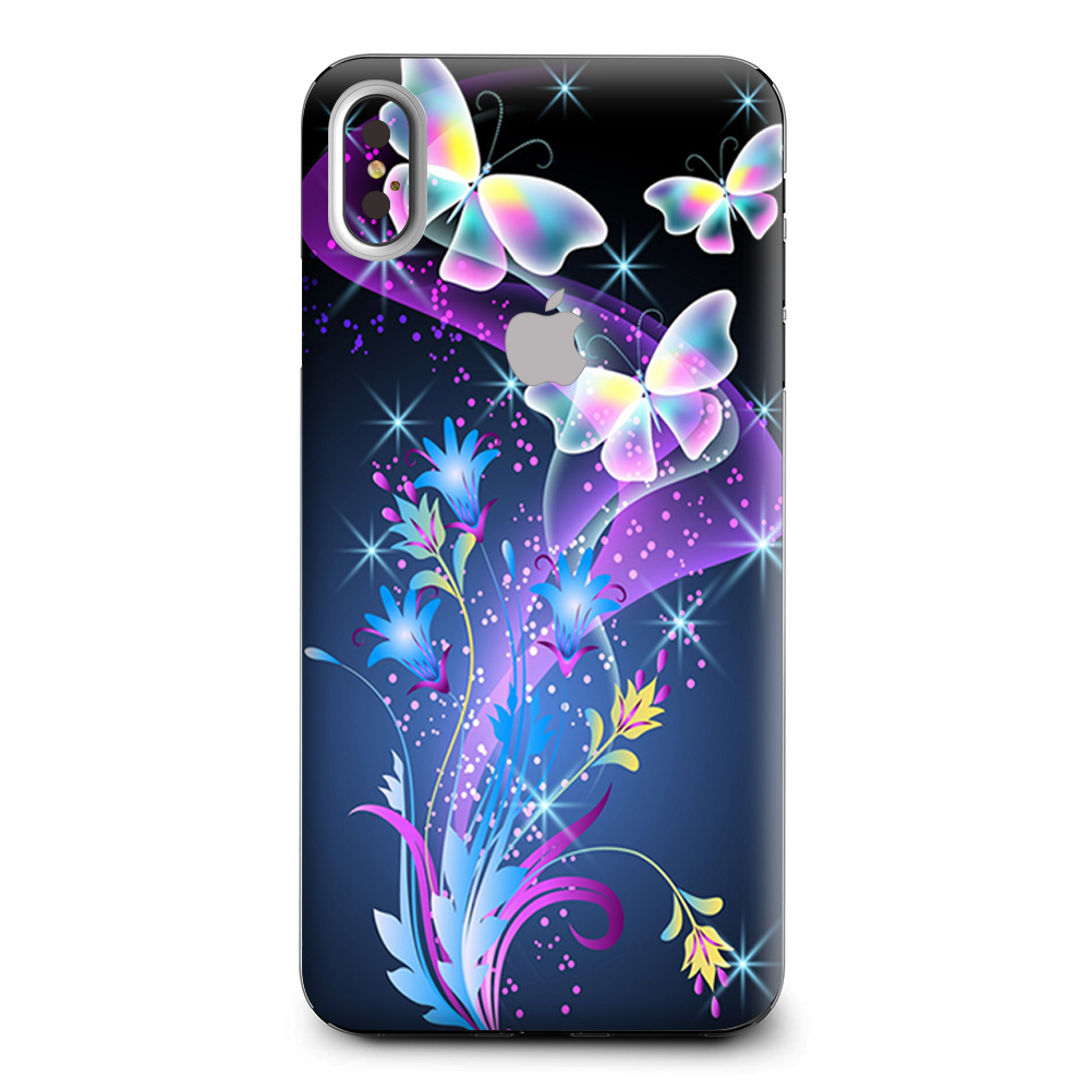 Glowing Butterflies In Flight Apple iPhone XS Max Skin