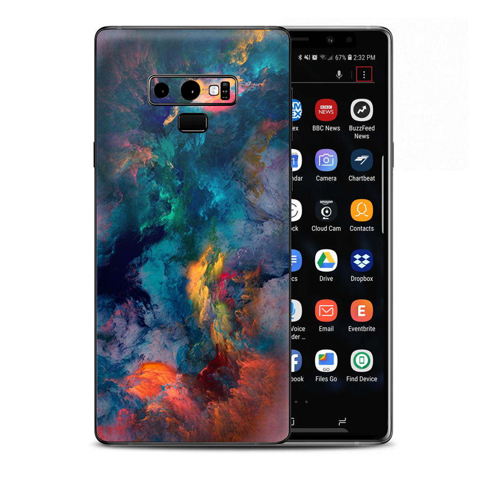 Color Storm Watercolors Samsung Galaxy Note 9 Skin