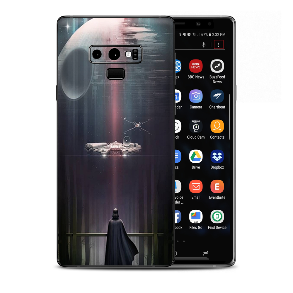 Darth At Death Star Samsung Galaxy Note 9 Skin