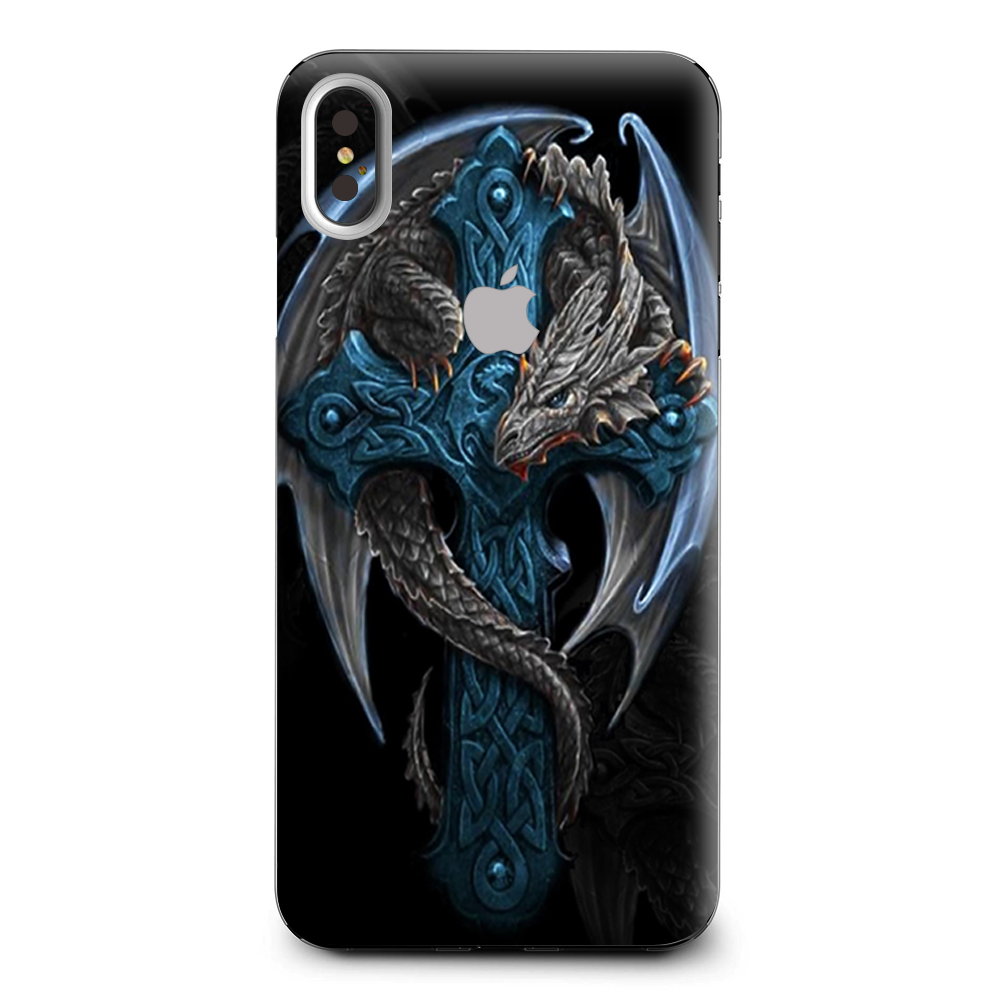 Dragon On Cross Apple iPhone XS Max Skin